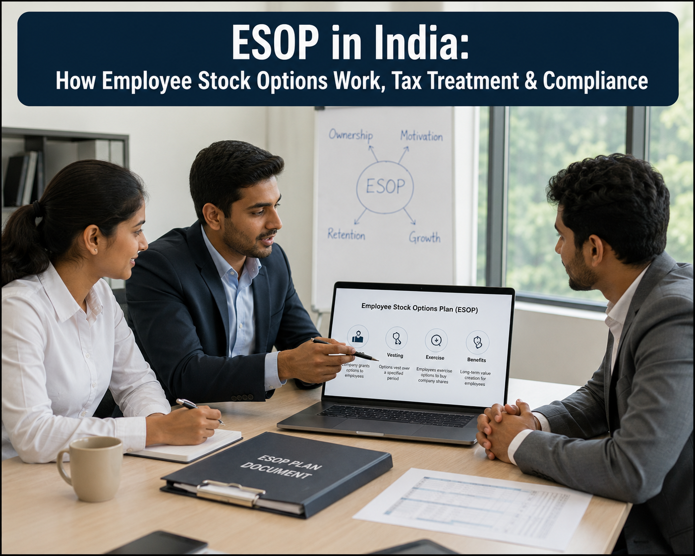 ESOP In India: How Employee Stock Options Work, Tax Treatment & Compliance